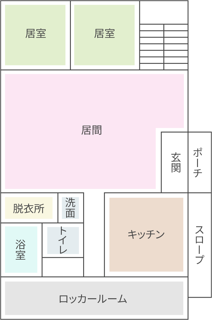 1階の間取り図