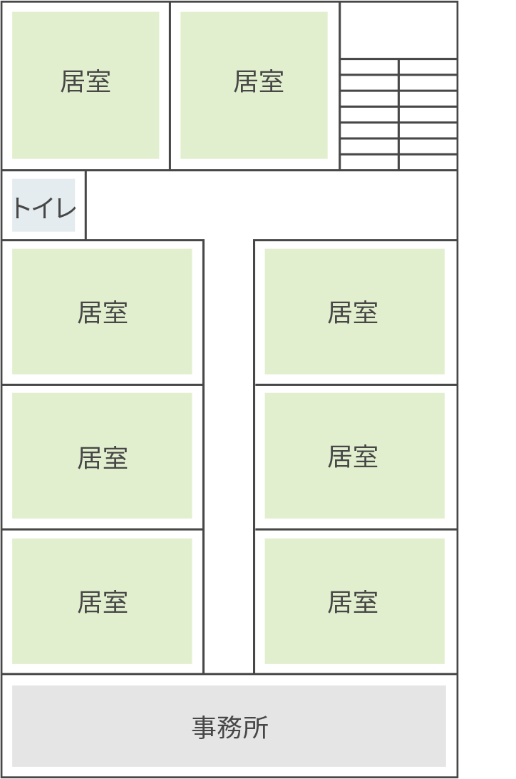 2階の間取り図